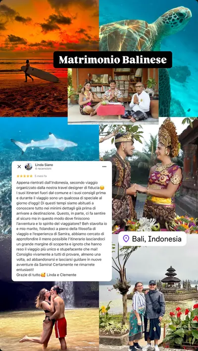 Messaggio di un viaggiatore con le sue foto di viaggio